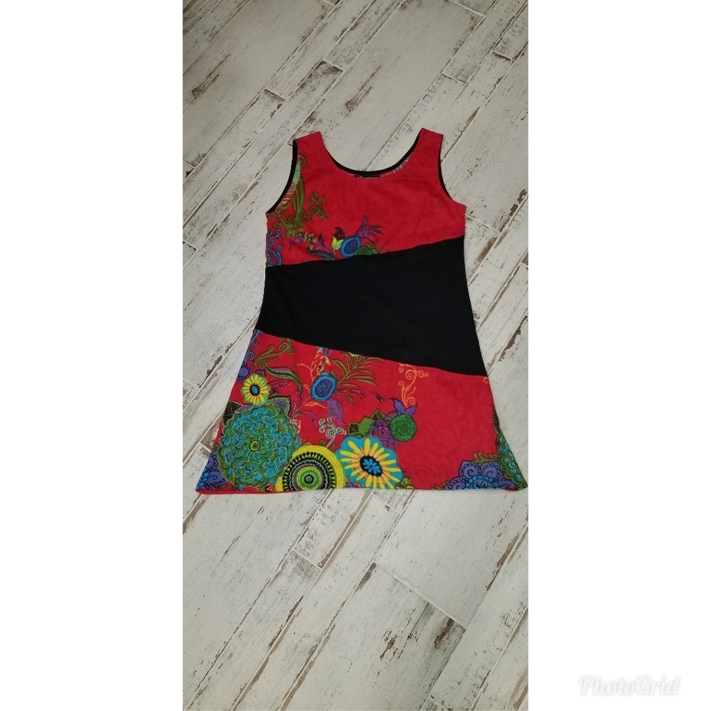 Leopards and Roses dress